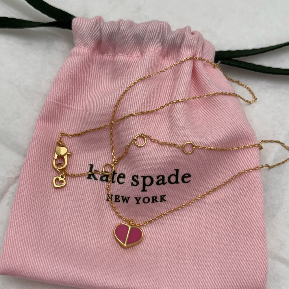 Kate Spade Gold Heart Pendant Necklace
